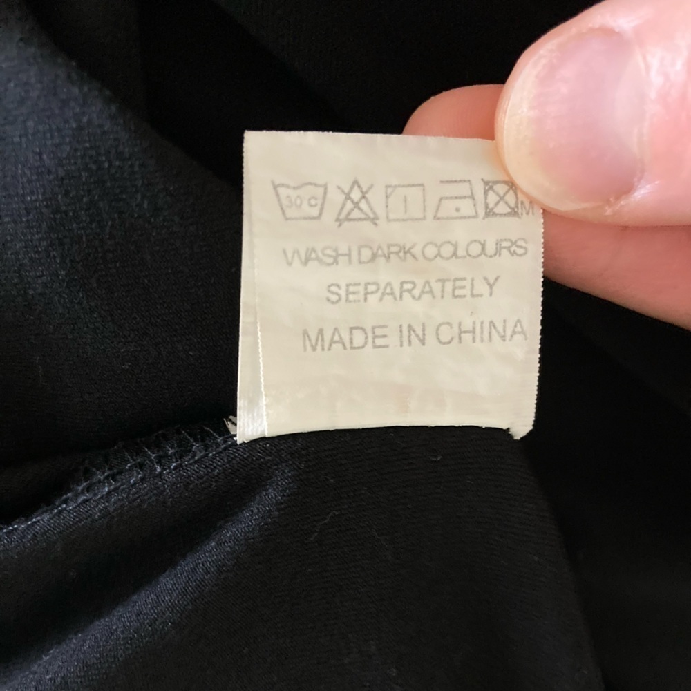 Ouges Black Quarter Button Up Long Sleeve Popover… - image 6